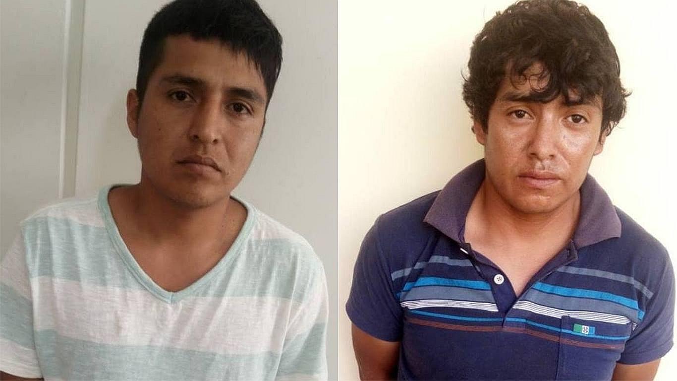 Capturan a balazos a dos extorsionadores en el distrito de La Esperanza  