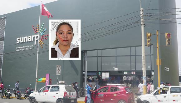 Detienen a trabajadora de Sunarp Chiclayo implicada en presunta red criminal 