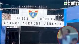 San Juan de Lurigancho: denuncian a profesor por levantar del cuello a escolar de 7 años | VIDEO