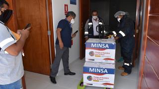 Minsa envío lote de 2,223 vacunas a Tacna