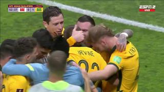Gol de Australia vs. Emiratos Árabes Unidos: Irvine consiguió el primer gol para los australianos (VIDEO)