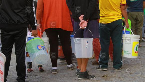 Corte de agua en Arequipa: 70% de la población se quedará sin líquido por 24 horas