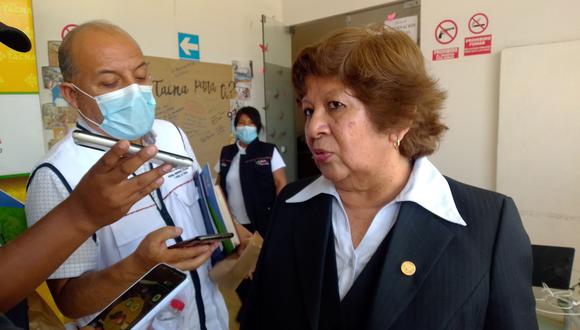 Coordinadora de estrategia contra la tuberculosis María Luisa Carpio de Sánchez. (Foto: Adrian Apaza)