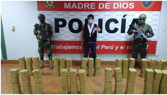 Ubican narco campamento y decomisan más de 275 kilos de cocaína en Puno. (Foto: PNP)