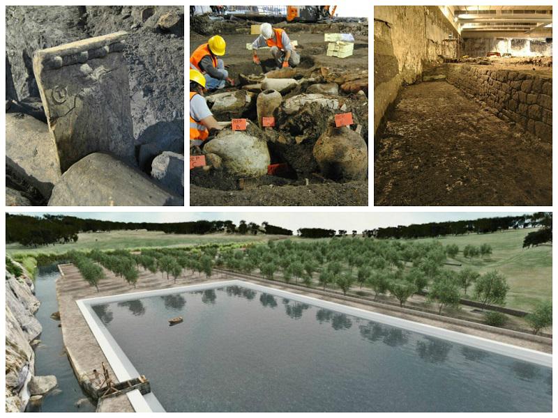 Italia: Obras de metro descubren el depósito hídrico más grande de la Roma Imperial