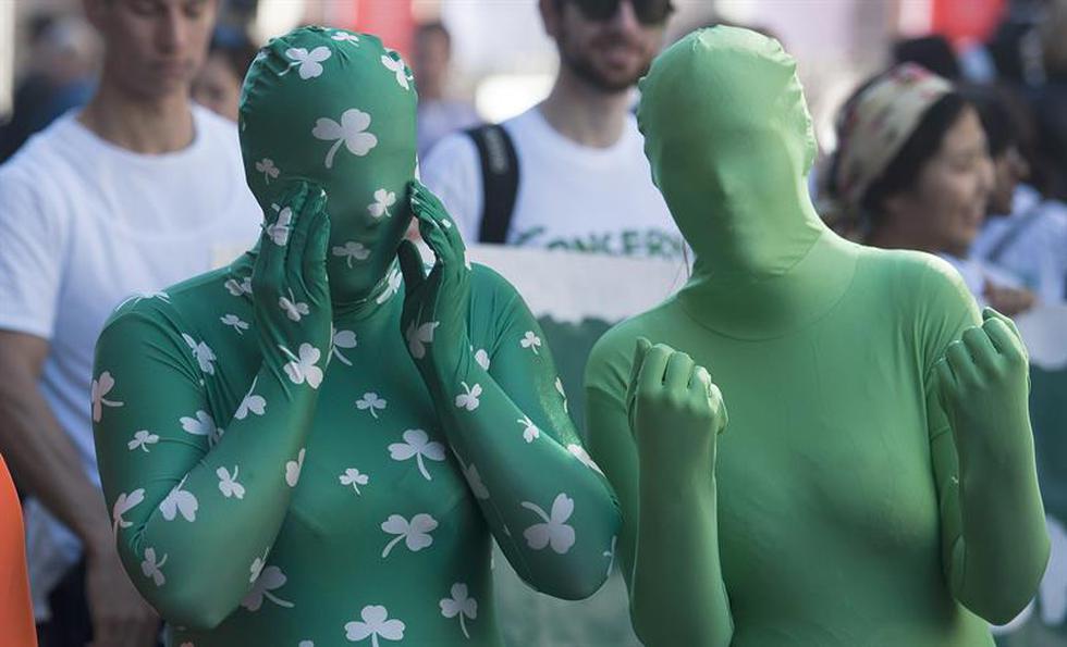 Día de San Patricio: Así celebran todo el día bajo el color verde (FOTOS)