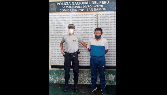 Junín: la víctima del agresor fue trasladada de emergencia al Hospital Félix Mayorca Soto de Tarma. (Foto: PNP)