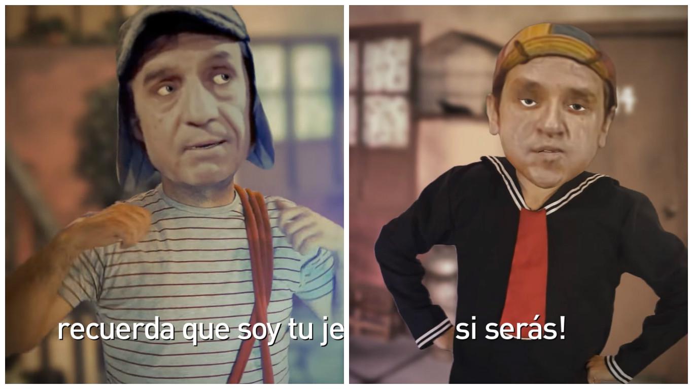 YouTube: Mira "la batalla" entre el 'Chavo del 8' y 'Quico'