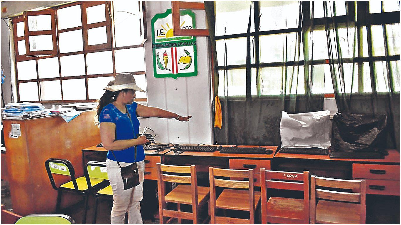 Cuatro delincuentes roban computadoras en el colegio Efraín Arcaya