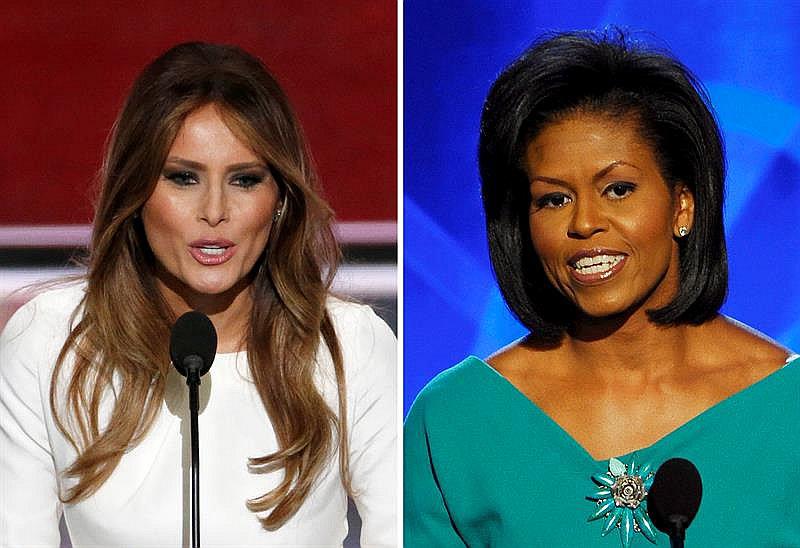 ​¿Melania Trump plagió discurso de Michelle Obama?