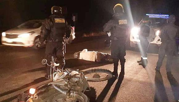 Motociclista muere en trágico accidente en Azángaro 