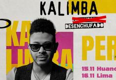 Kalimba vuelve a Perú para presentar su show ‘Desenchufado’ en una gira que lo llevará por varias ciudades