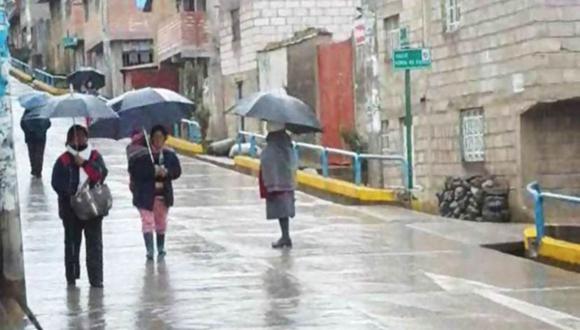 Lluvias de moderada intensidad se registrarán en los próximos días. (Foto: Andina)