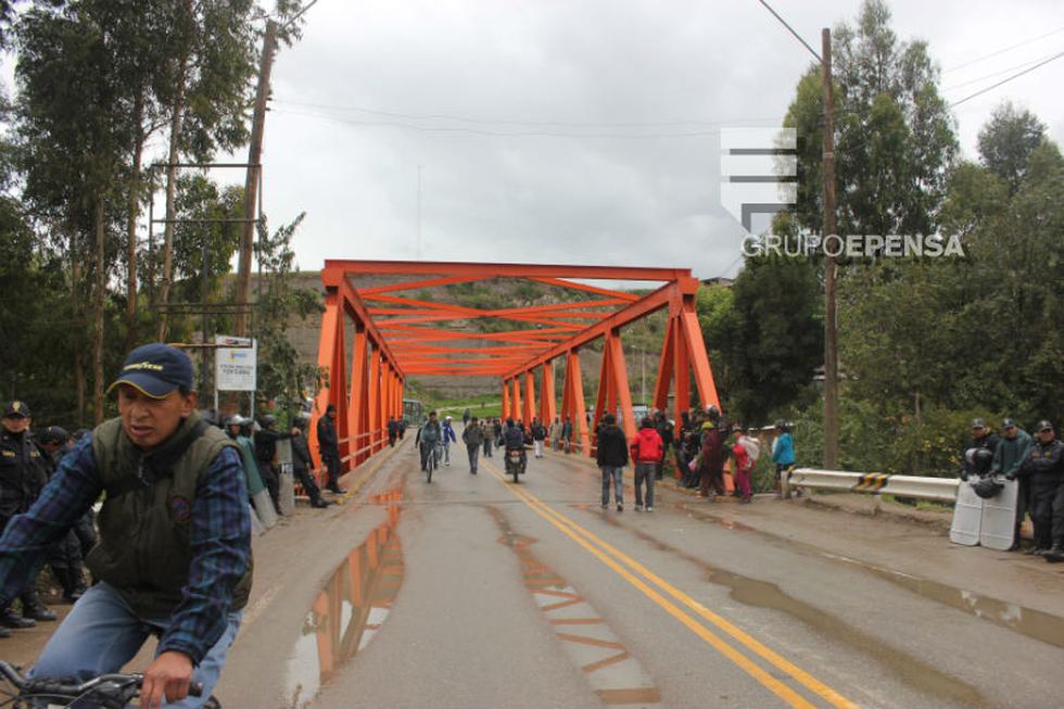 Levantan bloqueo en vía interprovincial Huancayo - Chupaca