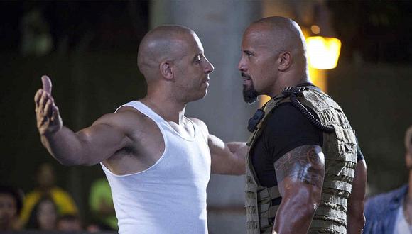 “La Roca” agradece a todo el elenco de 'Rápidos y Furiosos 8' menos a Vin Diesel