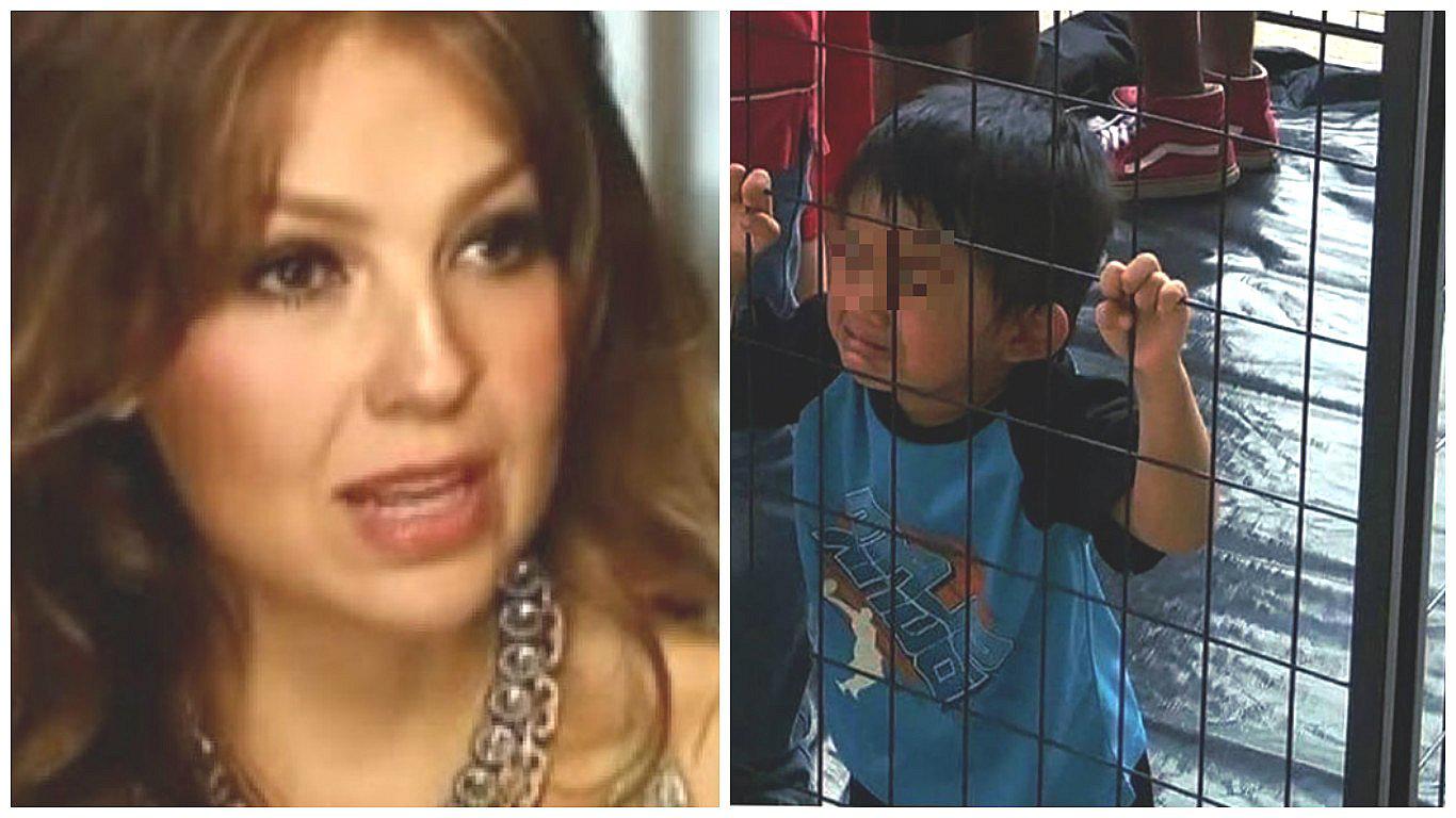 Thalía conmovida por situación de niños inmigrantes en EE.UU.: “Me parte el alma” (FOTO)