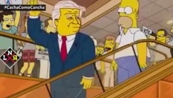 Los Simpson: César Acuña es analizado por Homero en vídeo parodia (VIDEO)