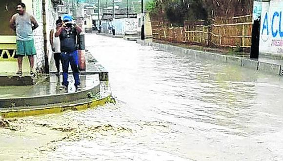 Paita: Verifican daños ocasionados por lluvias en Pueblo Nuevo 