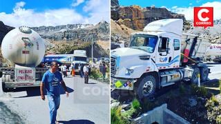 Carretera Central: choque de cisterna con trailer cierra pase en Morococha