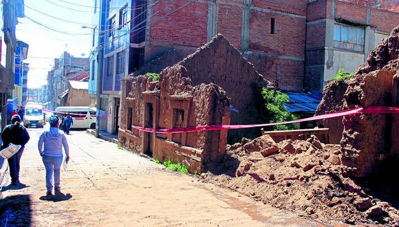 Unas veinte casonas están en situación ruinosa en Puno 