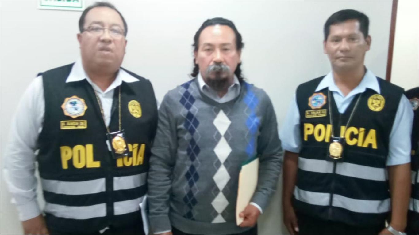 Líder del Frepap, Ezequiel Jonás Ataucusi, reapareció ante la policía. Foto: PNP