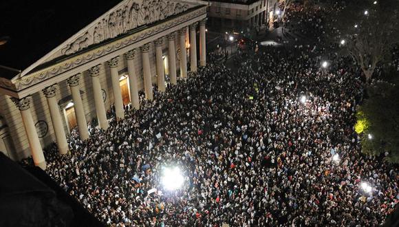 Medios argentinos se dividen tras manifestación masiva en Argentina 
