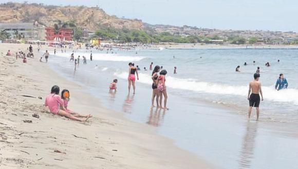El representante de la Dircetur, Antonio Miranda, dijo que 5,000 turistas son ecuatorianos, quienes en su mayoría acuden a las playas.