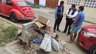 Trujillo: Sancionarán a ciudadanos que dejen desmonte frente a sus casas