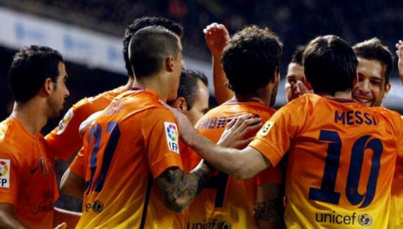 Barcelona venció 5-4 al Deportivo La Coruña con triplete de Messi