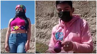 Joven teje desde los 3 años y ahora mantiene a su familia vendiendo sus diseños en Huancayo