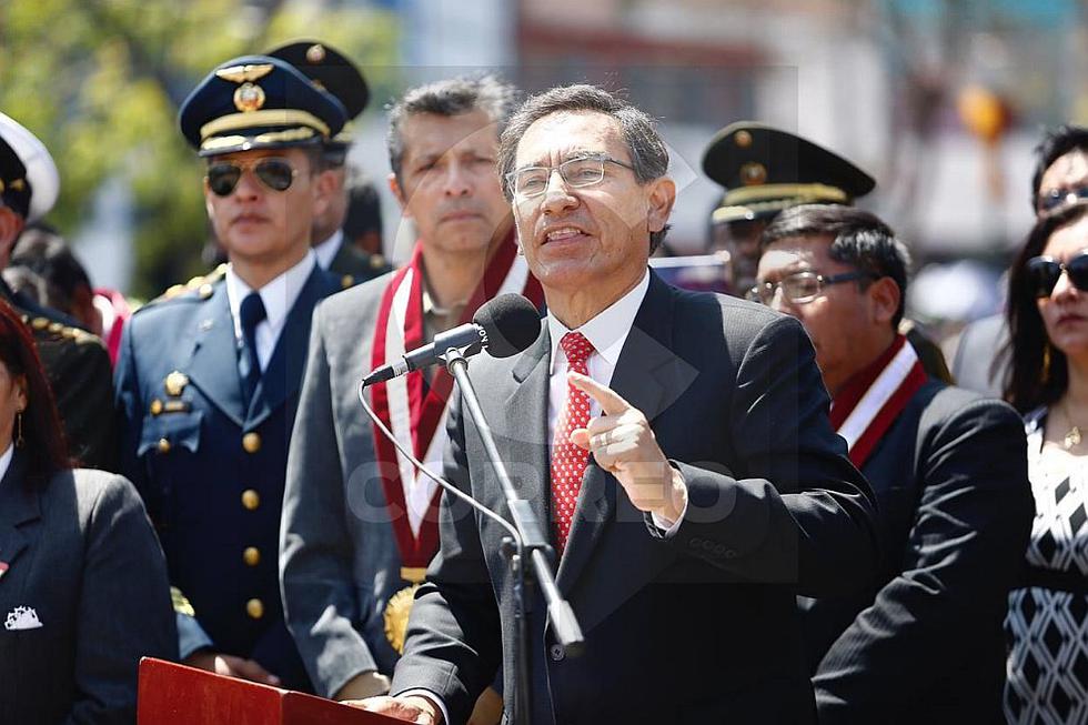 ​Presidente Vizcarra: "No nos van a doblegar, estamos del lado del pueblo" (FOTOS y VIDEO)