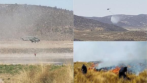 Tres días para acabar con incendio forestal en Arequipa