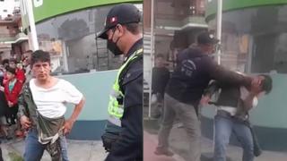 Surquillo: enardecidos vecinos atrapan y golpean a sujeto acusado de acosar a adolescente de 12 años