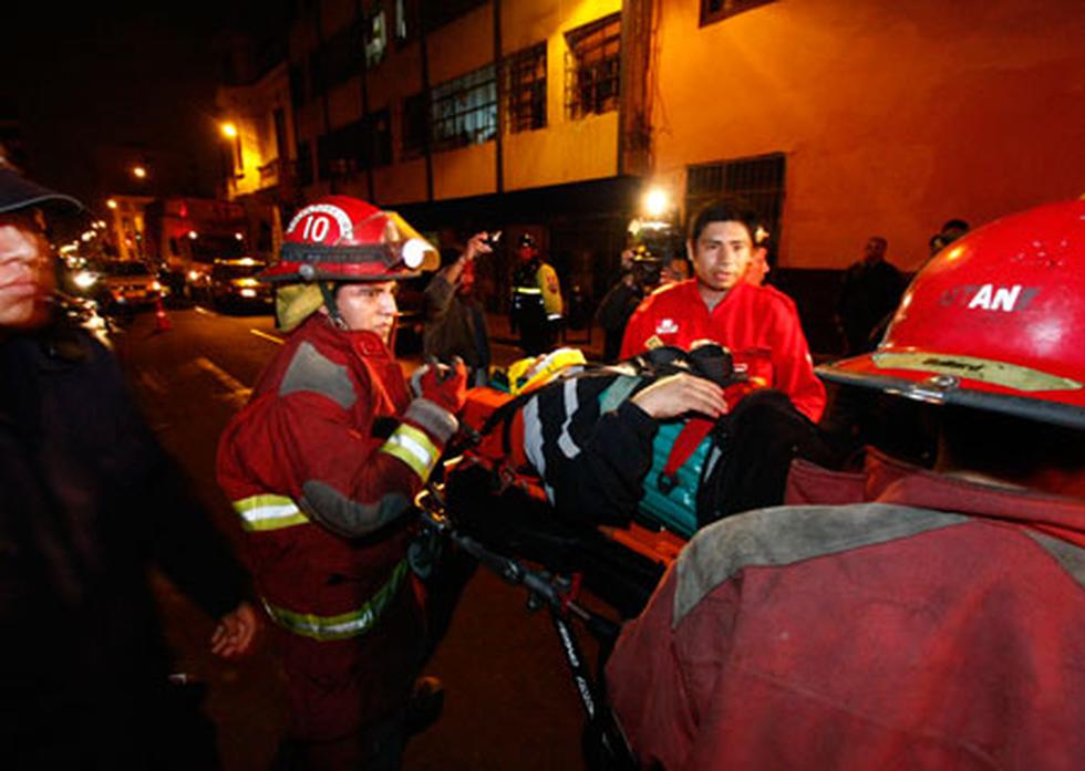Accidente deja una persona herida en el Cercado de Lima