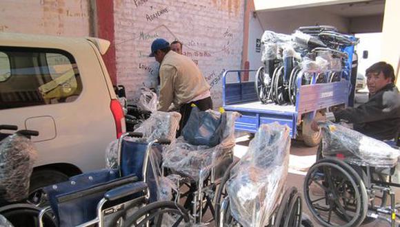 Entregarán sillas de ruedas a discapacitados de Moquegua
