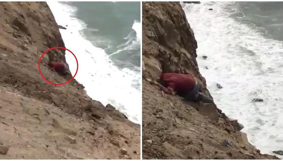 Tragedia en Pasamayo: sobreviviente se aferra a rocas para no caer al abismo (VIDEO) 