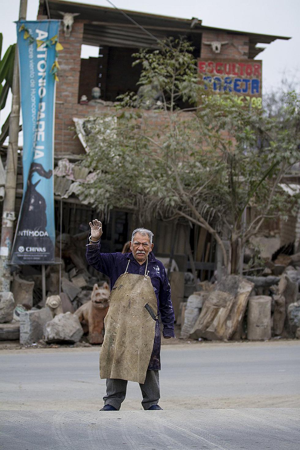 Conoce la historia de Antonio Pareja, un peruano dedicado al arte de esculpir (FOTOS Y VIDEO)