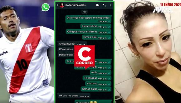 Magaly Medina mostró conversaciones de WhatsApp entre Chorri Palacios y Maribel Meza antes de ser ampayados.