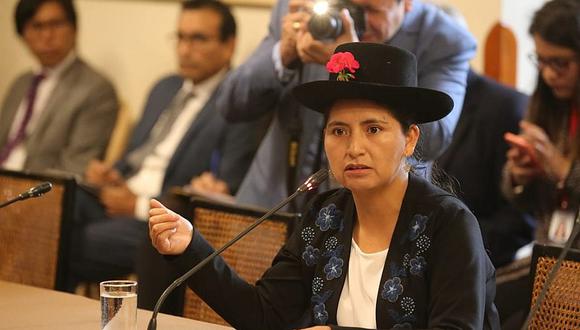 Tania Pariona renunció a Nuevo Perú 