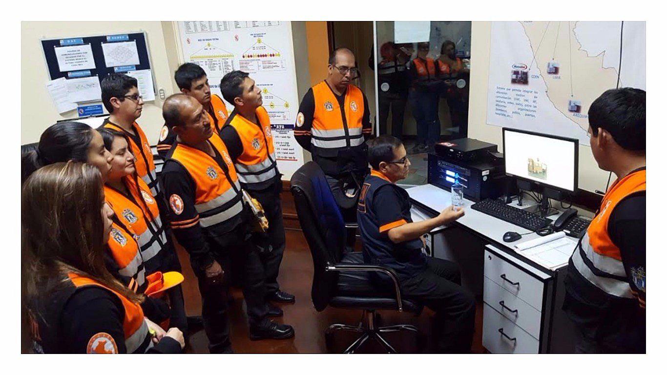 ​Trujillo: Personal de Defensa Civil recibe capacitación en desastres y emergencia