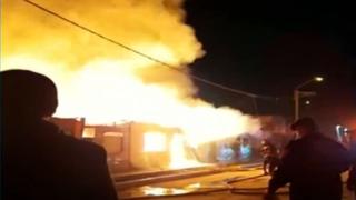 Callao: incendio arrasa con varias viviendas y cerca de 20 familias lo perdieron todo (VIDEO)