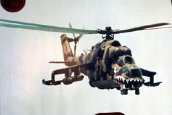 A punto de llegar 8 helicópteros  MI-35P y MI-17 SH de Rusia