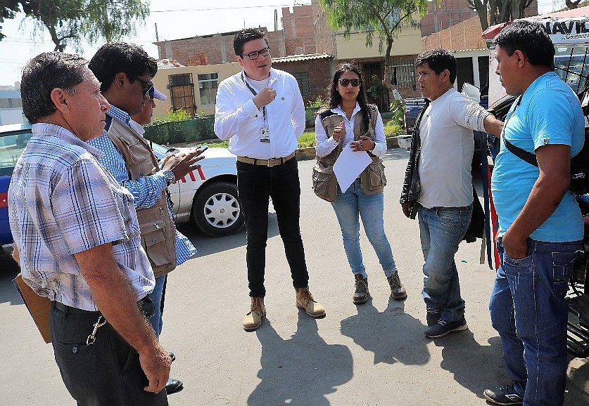 Supervisan paraderos de mototaxis en el distrito de Víctor Larco Herrera