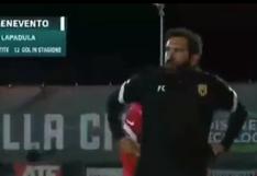 Gianluca Lapadula: el técnico de Benevento expresó seriedad tras el gol del futbolista