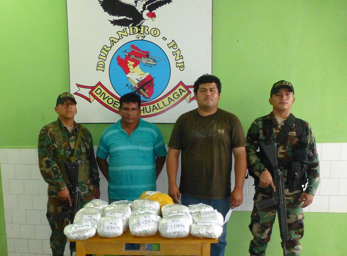 ​Caen dos miembros de 'Los Papayeros' con 29 kilos de cocaína