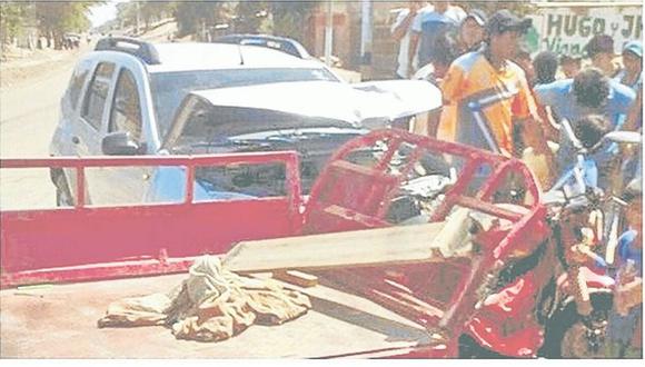 Un muerto y un herido dejan sendos accidentes de tránsito en Piura y Castilla
