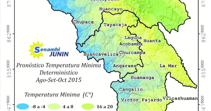 Pronostican bajas temperaturas en algunos sectores de la región Huancavelica