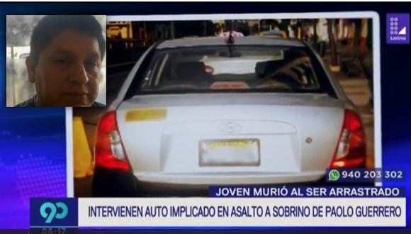 Paolo Guerrero: Intervienen auto que 'arrastró' a su sobrino y detienen a un sospechoso (VIDEO)