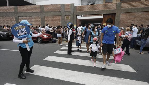 Retiro de mascarillas en colegios: Minsa evalúa si es viable la medida. (Foto: César Campos/GEC)