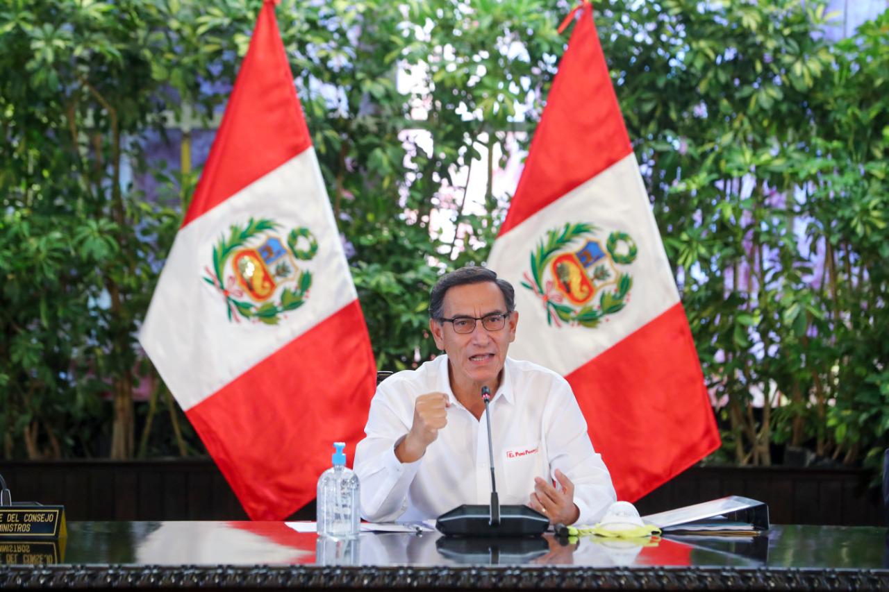 El presidente Martin Vizcarra anunció el aislamiento el 16 de marzo, el cual terminará el 26 de abril (Foto: Presidencia)